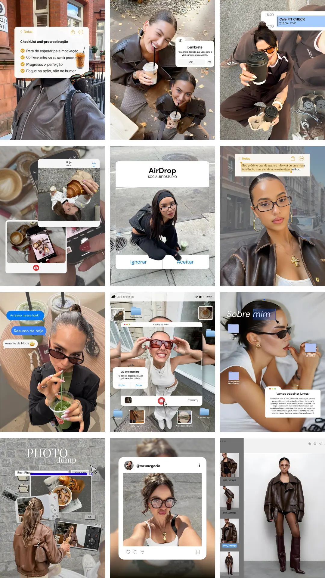 Instagram organizado e profissional